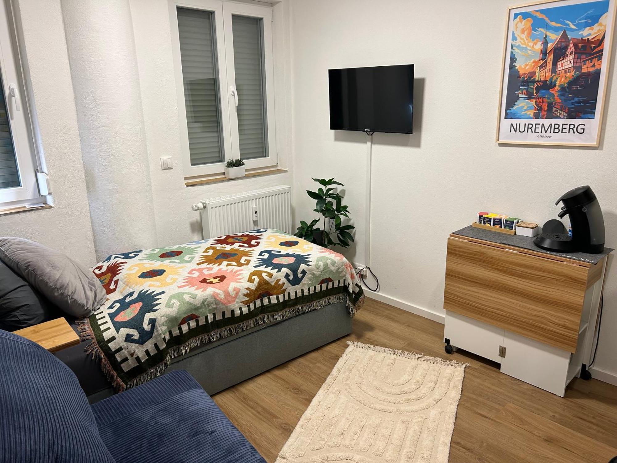 Modernesminizimmer-Stadtnah-Selfcheckin-Parkplatz Nürnberg Exterior foto